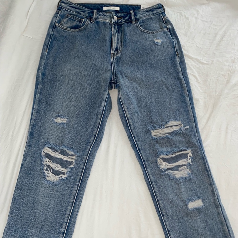 NEW pacsun ripped mom jeans - size 28 short